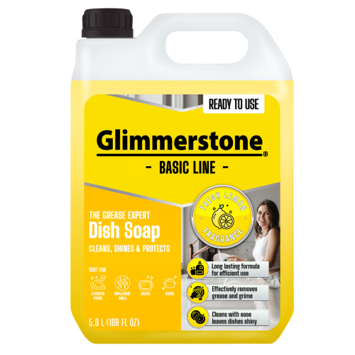 GLIMMERSTONE PŁYN ŻEL DO MYCIA NACZYŃ CYTRYNOWY - NOWOCZESNA FORMUŁA - 5L.png